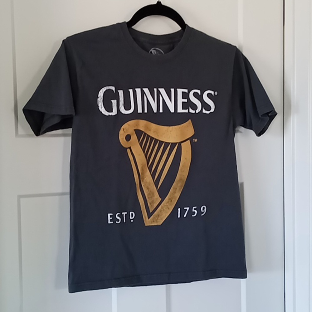Guiness Beer T-Shirt Grey Size M